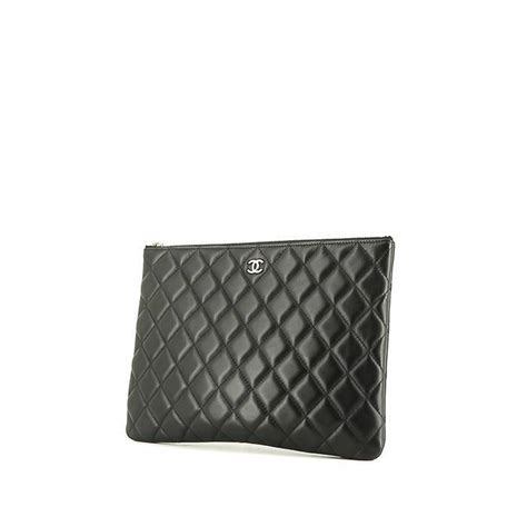 chanel pochette a mano|Chanel patchwork pouch.